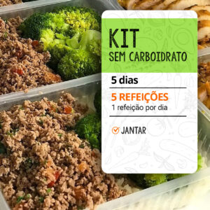 Kit sem Carboidrato - 5 Dias