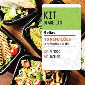 Kit para  diabeticos - 5 dias (10 refeições)