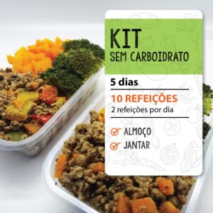 kit sem Carboidrato - 10 Refeições