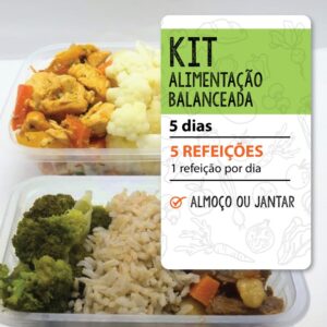 Kit Alimentação Balanceada - 5 Refeições