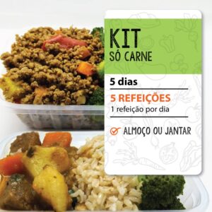 Kit só Carne - 5 Refeições