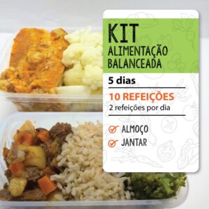 Kit Alimentação Balanceada- 10 Refeições