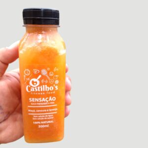 Suco prensado a frio - sensação